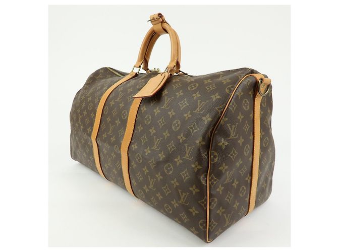 Louis Vuitton Monogram Keep All Bandouliere 55 Boston Bag M41414 - vista 3