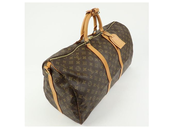 Louis Vuitton Monogram Keep All Bandouliere 55 Boston Bag M41414 - vista 4