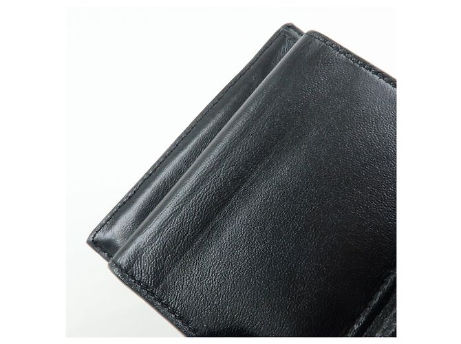 Autre Marque SAINT LAURENT PARIS Billetera compacta de piel Cassandra Black 692061 - vista 19