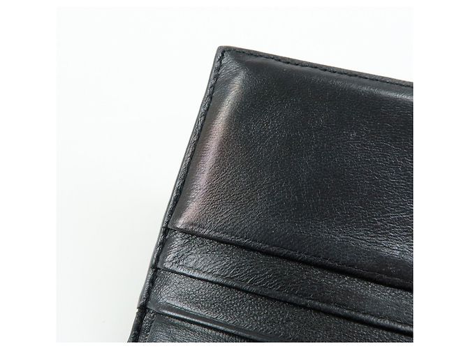 Autre Marque SAINT LAURENT PARIS Billetera compacta de piel Cassandra Black 692061 - vista 20