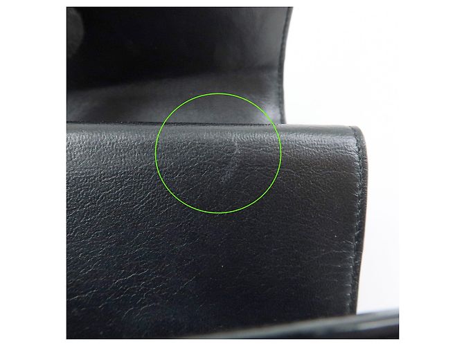 Autre Marque SAINT LAURENT PARIS Billetera compacta de piel Cassandra Black 692061 - vista 21