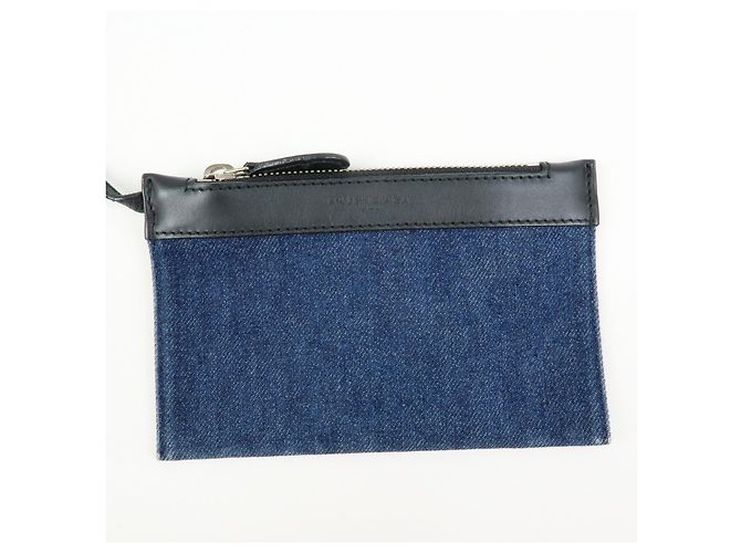 BALENCIAGA Bolsa 2Way Baby Cabas Denim Bolsa de Mão e Ombro Azul Preto - vista 20