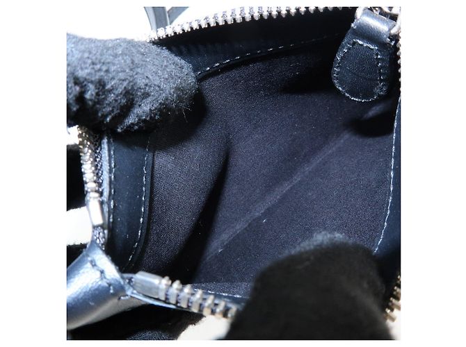 BALENCIAGA Bolsa 2Way Baby Cabas Denim Bolsa de Mão e Ombro Azul Preto - vista 21