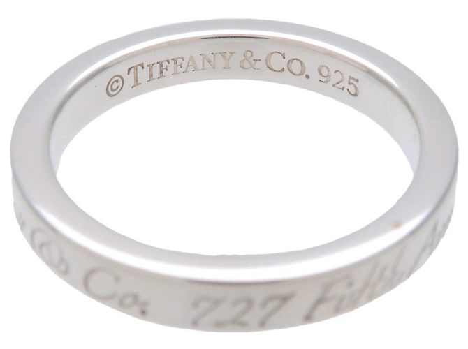 Anello Tiffany & Co Notes Narrow New York Ring SV925 Silver US4 EU47 HK8 - vista 4