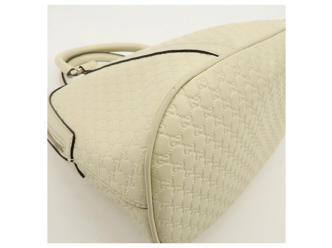 GUCCI Borsa a mano 2Way in pelle Microguccissima Ivory 449663 - vista 11