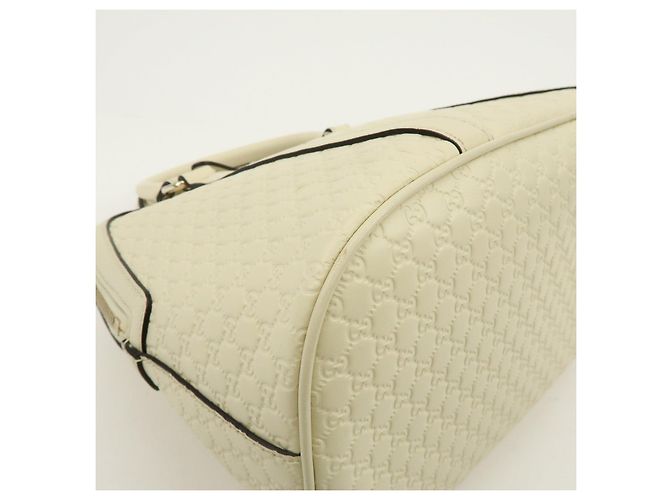 GUCCI Borsa a mano 2Way in pelle Microguccissima Ivory 449663 - vista 13