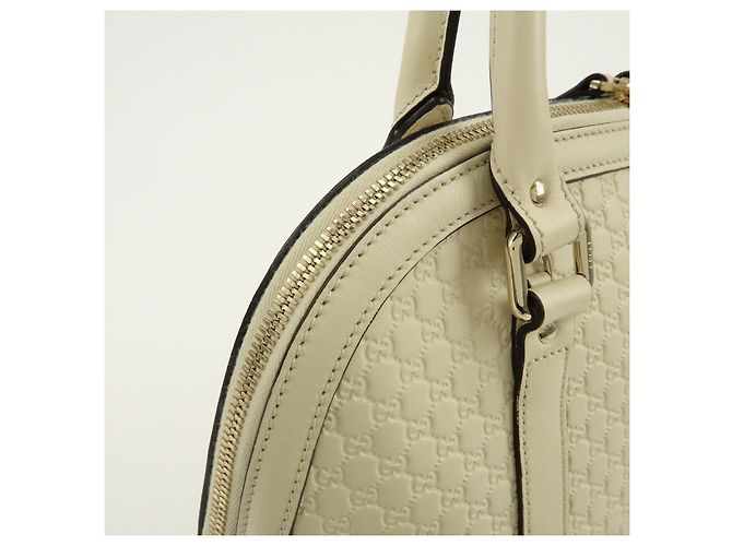 GUCCI Borsa a mano 2Way in pelle Microguccissima Ivory 449663 - vista 15