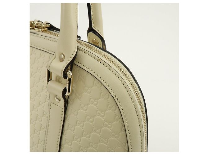 GUCCI Borsa a mano 2Way in pelle Microguccissima Ivory 449663 - vista 16