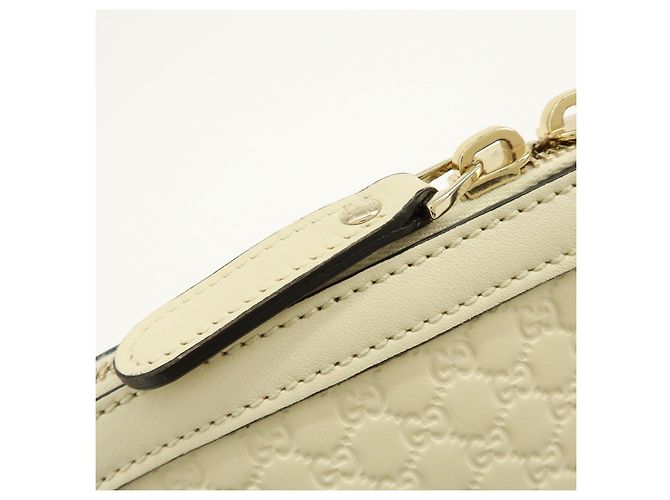 GUCCI Borsa a mano 2Way in pelle Microguccissima Ivory 449663 - vista 18