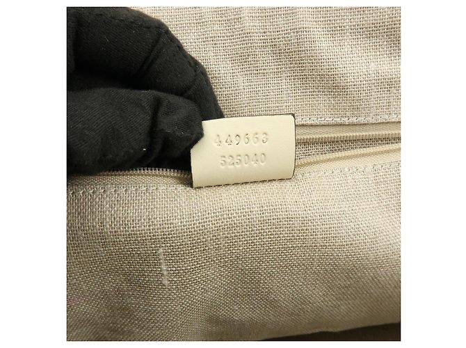 GUCCI Borsa a mano 2Way in pelle Microguccissima Ivory 449663 - vista 24