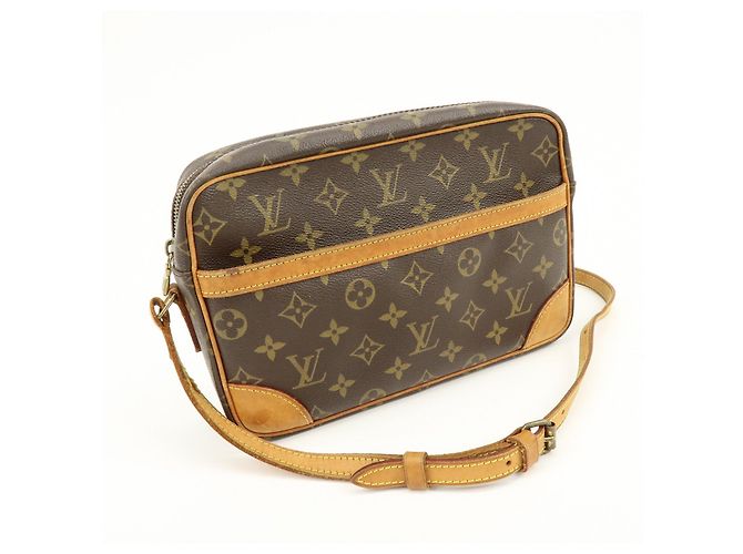 Borsa a tracolla e spalla Louis Vuitton Monogram Trocadero 27 M51274 - vista 4
