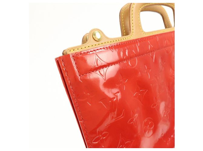 Borsa Louis Vuitton Monogram Vernis Stanton Rouge M91078 - vista 13
