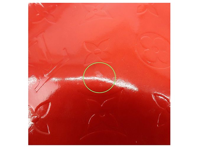 Borsa Louis Vuitton Monogram Vernis Stanton Rouge M91078 - vista 18