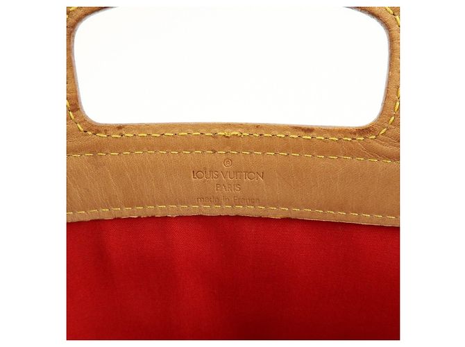 Borsa Louis Vuitton Monogram Vernis Stanton Rouge M91078 - vista 23