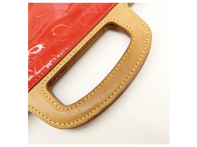 Borsa Louis Vuitton Monogram Vernis Stanton Rouge M91078 - vista 6