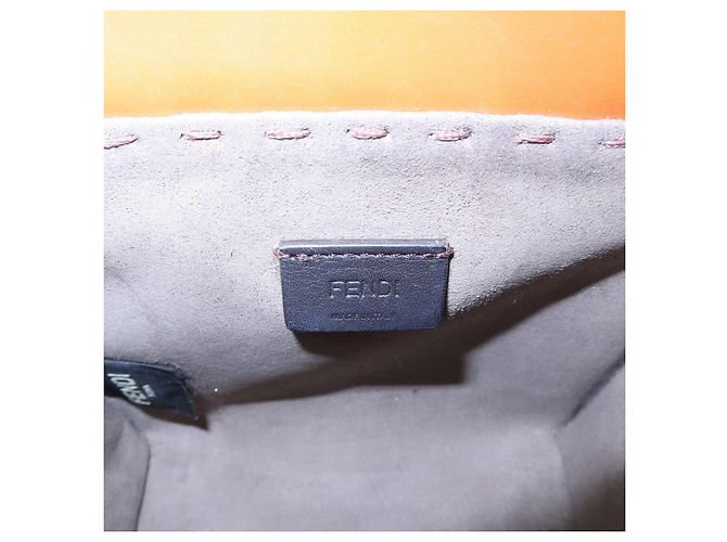 FENDI Borsa a mano 2Way Sunshine Shopper Small in pelle Marrone 8BS092 - vista 23