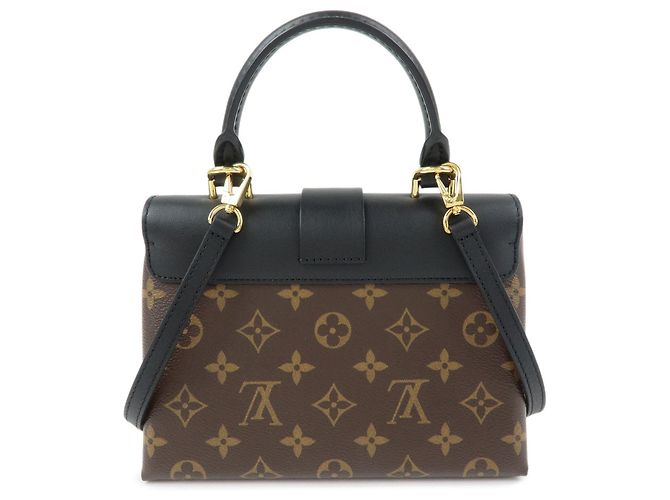 Louis Vuitton Monogram Locky BB Borsa a Tracolla 2Way Brown Noir M44141 - vista 2