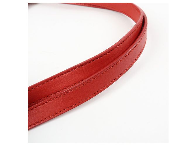Salvatore Ferragamo Borsa a spalla Ferragamo Gancini Canvas Leather Tote OSAKA 2004 Red - vista 7