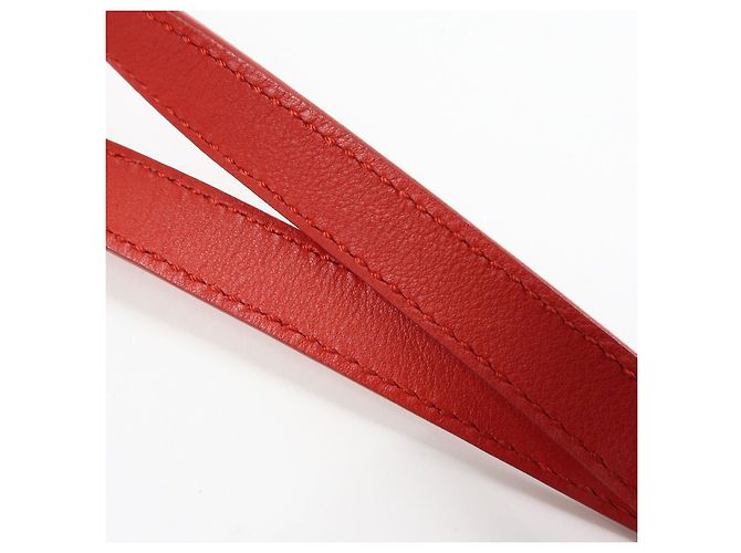 Salvatore Ferragamo Borsa a spalla Ferragamo Gancini Canvas Leather Tote OSAKA 2004 Red - vista 8
