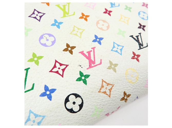Louis Vuitton Monogram Multicolor Round Zippy Wallet Blanc M60241 - vista 15