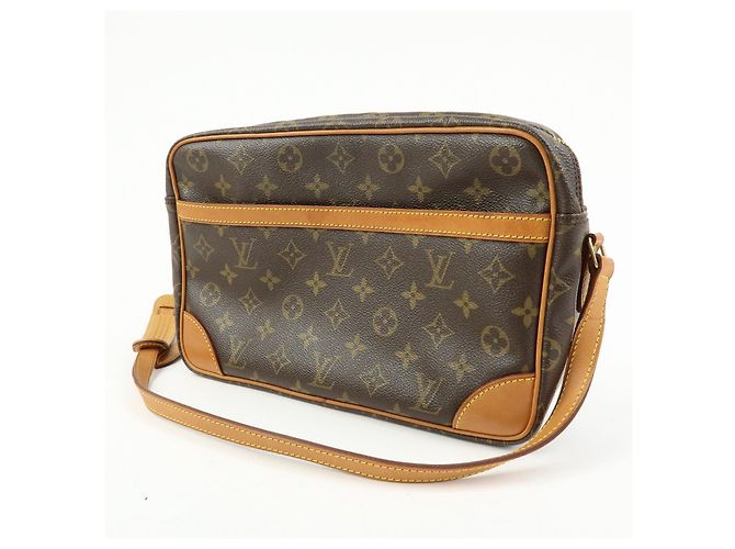 Borsa a spalla Louis Vuitton Monogram Trocadero 30 Brown M51272 - vista 3