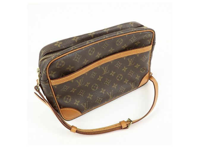 Borsa a spalla Louis Vuitton Monogram Trocadero 30 Brown M51272 - vista 4