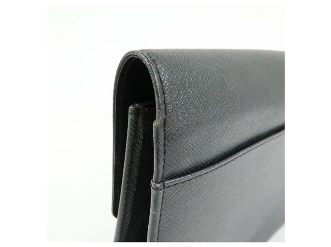 Borsa a pochette Louis Vuitton Selenga in pelle Taiga Ardoise M30782 - vista 15
