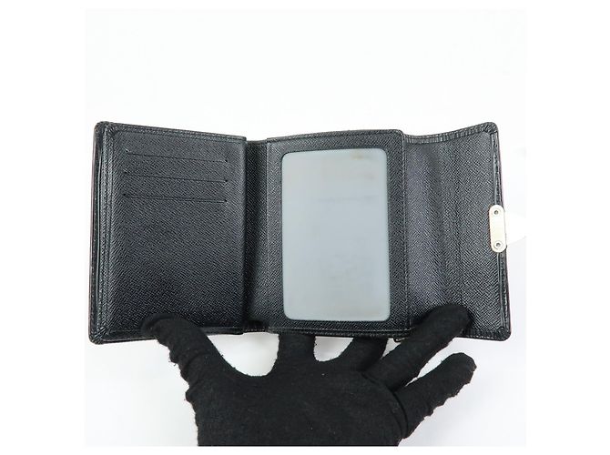 Louis Vuitton Epi Portefeuille Koala Compact Wallet Noir M58012 - vista 13