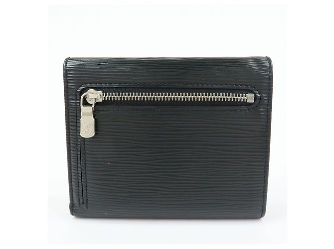 Louis Vuitton Epi Portefeuille Koala Compact Wallet Noir M58012 - vista 2