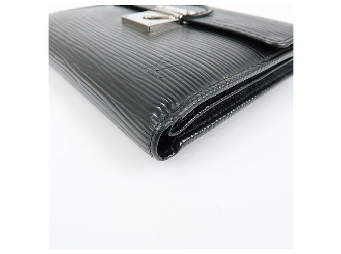 Louis Vuitton Epi Portefeuille Koala Compact Wallet Noir M58012 - vista 7