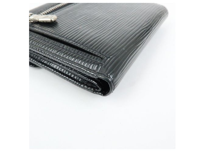 Louis Vuitton Epi Portefeuille Koala Compact Wallet Noir M58012 - vista 8