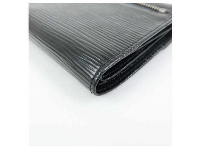 Louis Vuitton Epi Portefeuille Koala Compact Wallet Noir M58012 - vista 9