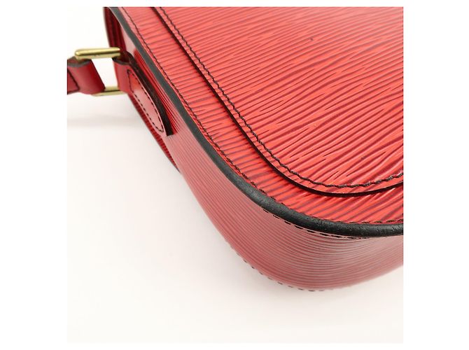 Saint-Cloud Louis Vuitton Borsa a tracolla Mini Saint Cloud in pelle Epi Rossa M52217 - vista 10