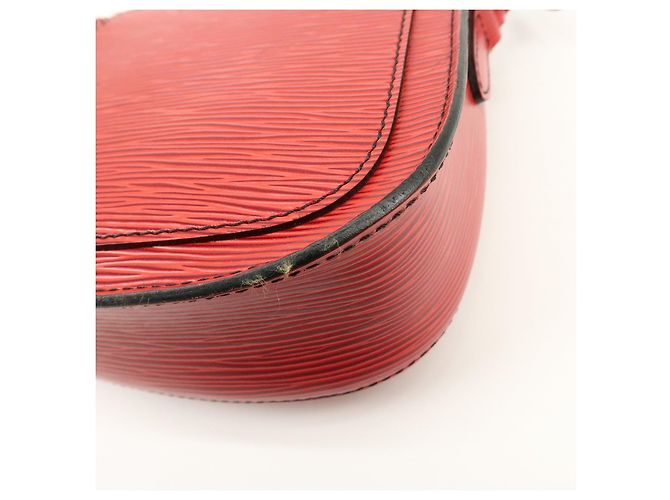 Saint-Cloud Louis Vuitton Borsa a tracolla Mini Saint Cloud in pelle Epi Rossa M52217 - vista 11