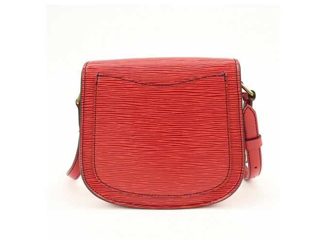 Saint-Cloud Louis Vuitton Borsa a tracolla Mini Saint Cloud in pelle Epi Rossa M52217 - vista 2