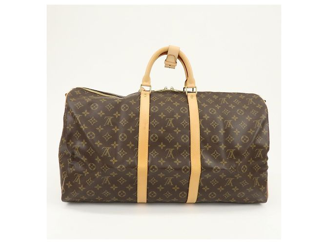 Louis Vuitton Monogram Keep All Bandouliere 55 Boston Bag M41414 - vista 2