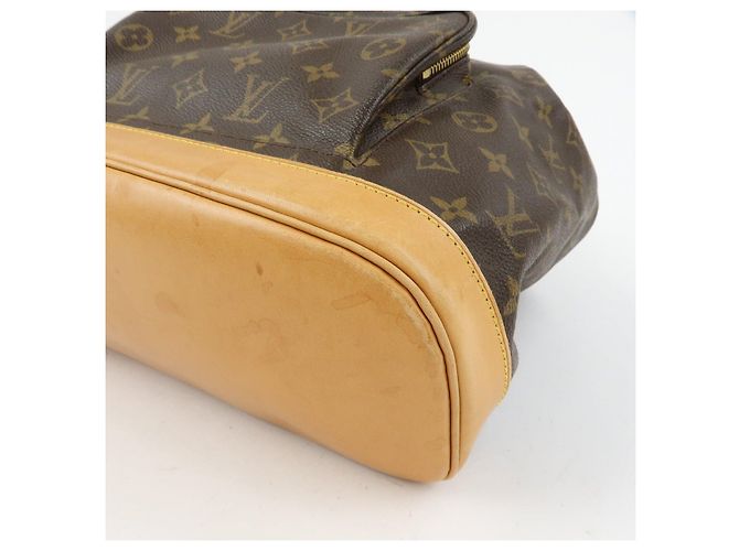 Zaino Louis Vuitton Monogram Montsouris GM Brown M51135 - vista 10