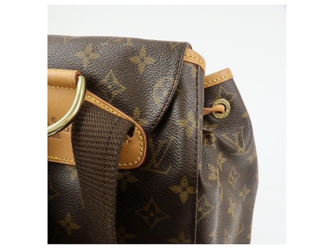 Zaino Louis Vuitton Monogram Montsouris GM Brown M51135 - vista 14