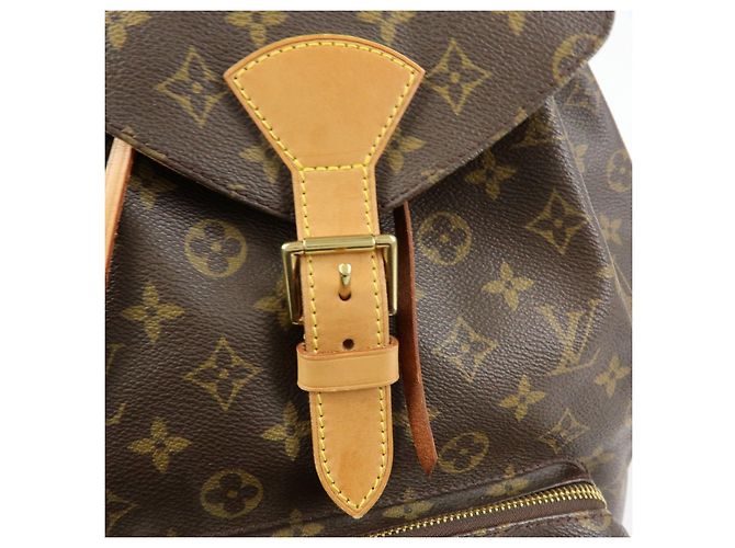 Zaino Louis Vuitton Monogram Montsouris GM Brown M51135 - vista 15