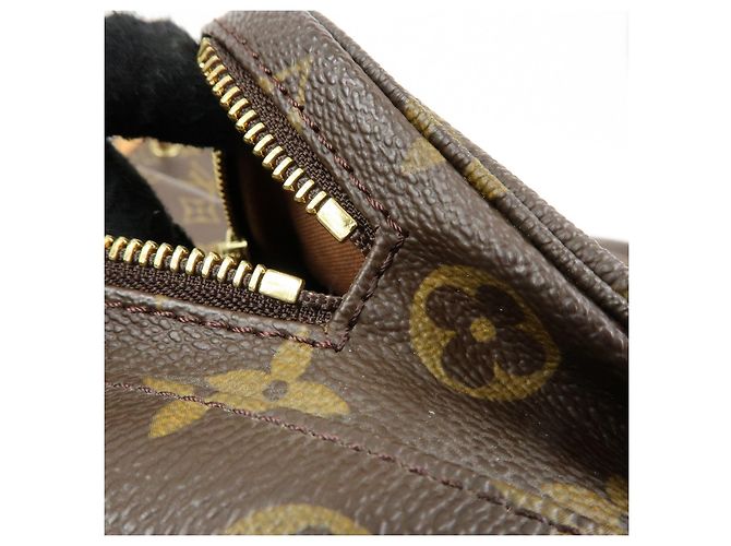 Zaino Louis Vuitton Monogram Montsouris GM Brown M51135 - vista 16