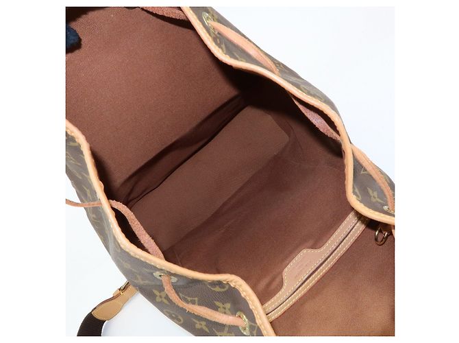 Zaino Louis Vuitton Monogram Montsouris GM Brown M51135 - vista 19