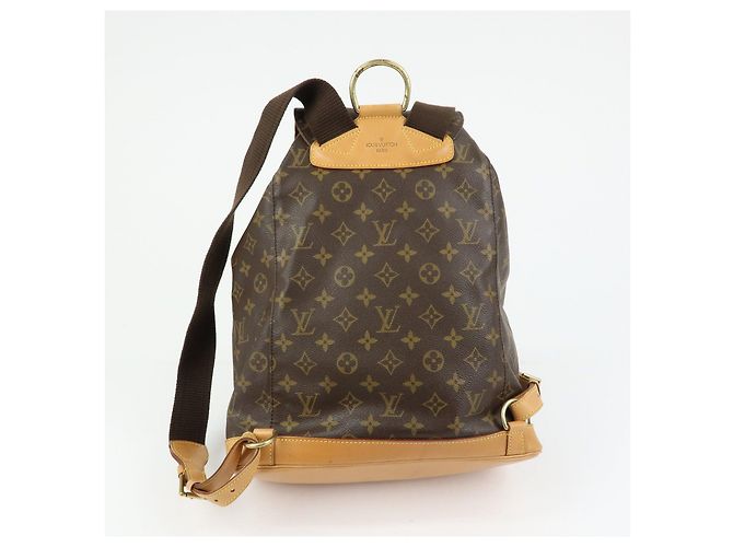Zaino Louis Vuitton Monogram Montsouris GM Brown M51135 - vista 2
