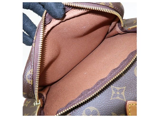 Zaino Louis Vuitton Monogram Montsouris GM Brown M51135 - vista 21