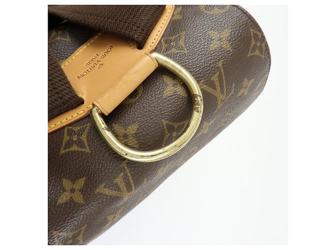 Zaino Louis Vuitton Monogram Montsouris GM Brown M51135 - vista 7