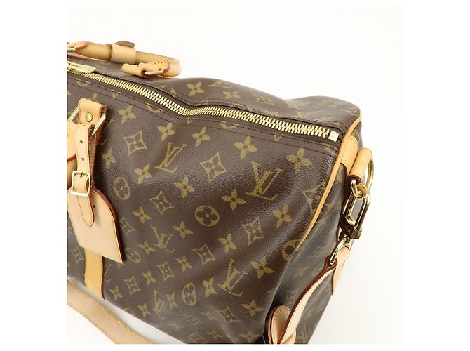 Louis Vuitton Monogram Keep All Bandouliere 55 Borsa Boston M41414 - vista 19