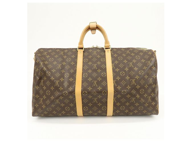 Louis Vuitton Monogram Keep All Bandouliere 55 Borsa Boston M41414 - vista 2