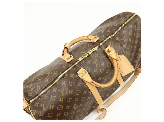 Louis Vuitton Monogram Keep All Bandouliere 55 Borsa Boston M41414 - vista 21