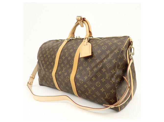 Louis Vuitton Monogram Keep All Bandouliere 55 Borsa Boston M41414 - vista 3