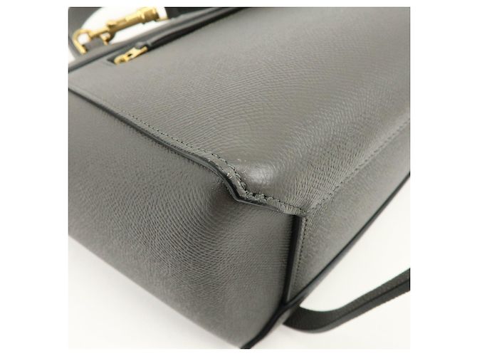 Céline CELINE Borsa Belt Bag in pelle 2Way Borsa a spalla Borsa a mano Grigio - vista 13