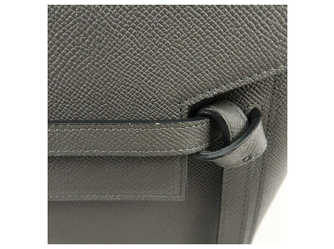 Céline CELINE Borsa Belt Bag in pelle 2Way Borsa a spalla Borsa a mano Grigio - vista 16